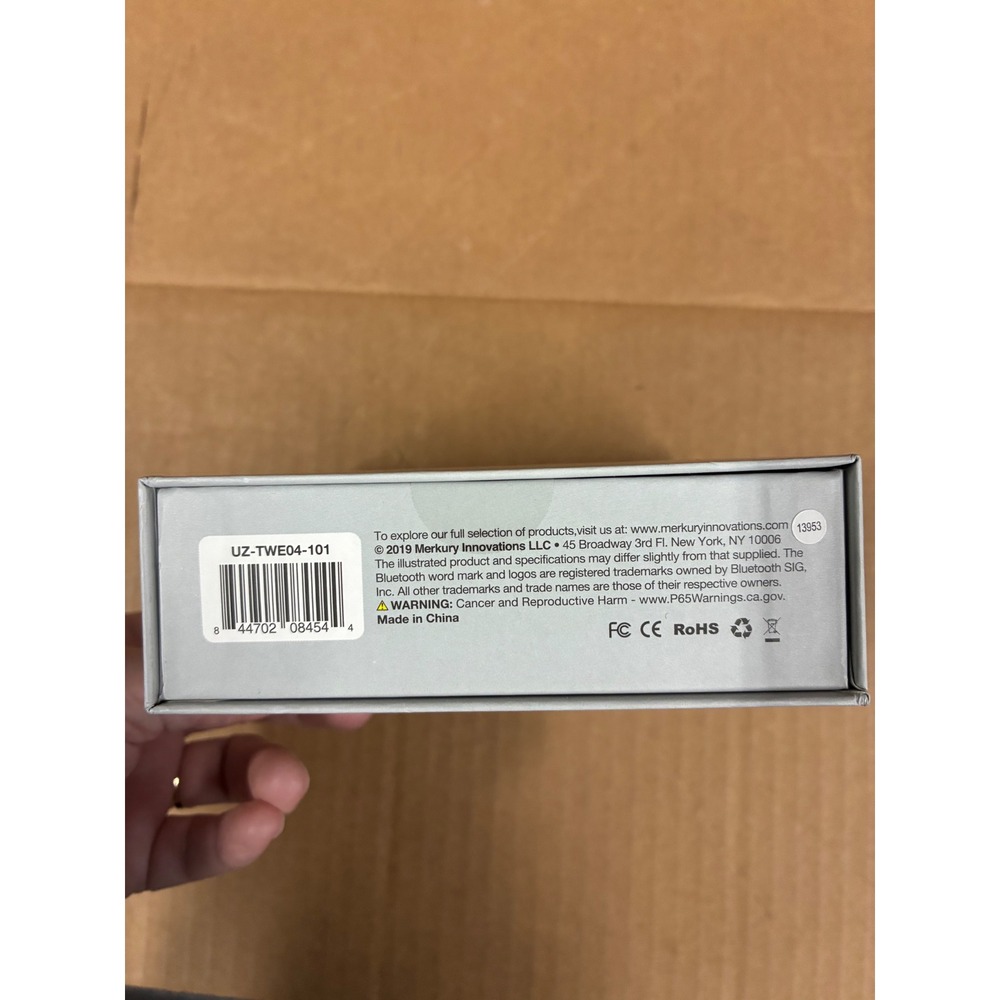 Merkury Innovations Strata True Wireless Bluetooth Earbuds Black UZ-TWE04-101 - Picture 7 of 7